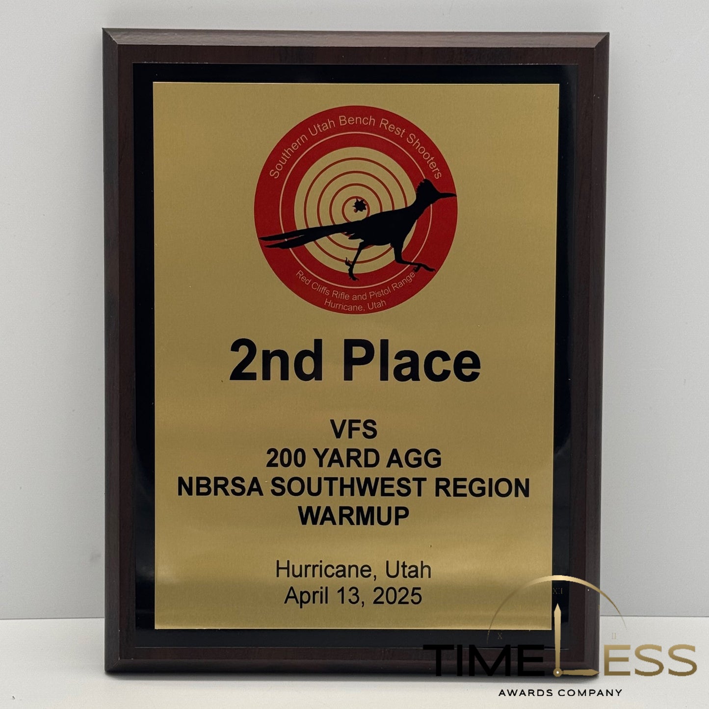 Cherry Finish Plaque